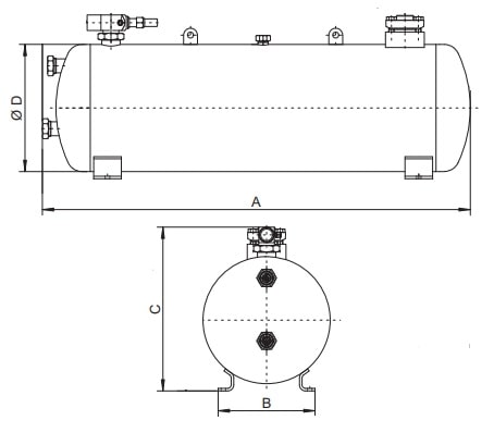 Кожухотрубный теплообменник BITZER F192TP