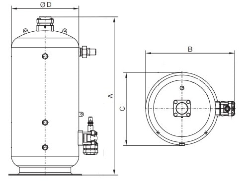 Кожухотрубный теплообменник BITZER FS76